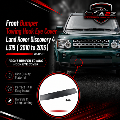 Front Bumper Towing Hook Eye Cover LR014045 Compatible With Land Rover Discovery 4 L319