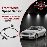 Front Wheel Speed Sensor A2049052805 & A2045400117 & A2049050000 & A2049057702 Compatible With MERCEDES-BENZ C-CLASS (W204)