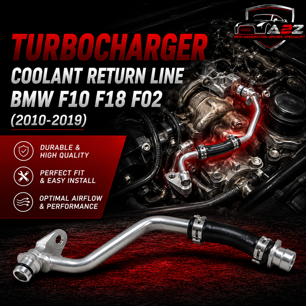 Turbocharger Coolant Return Line 11537583903 Compatible With BMW F10 F18 F02