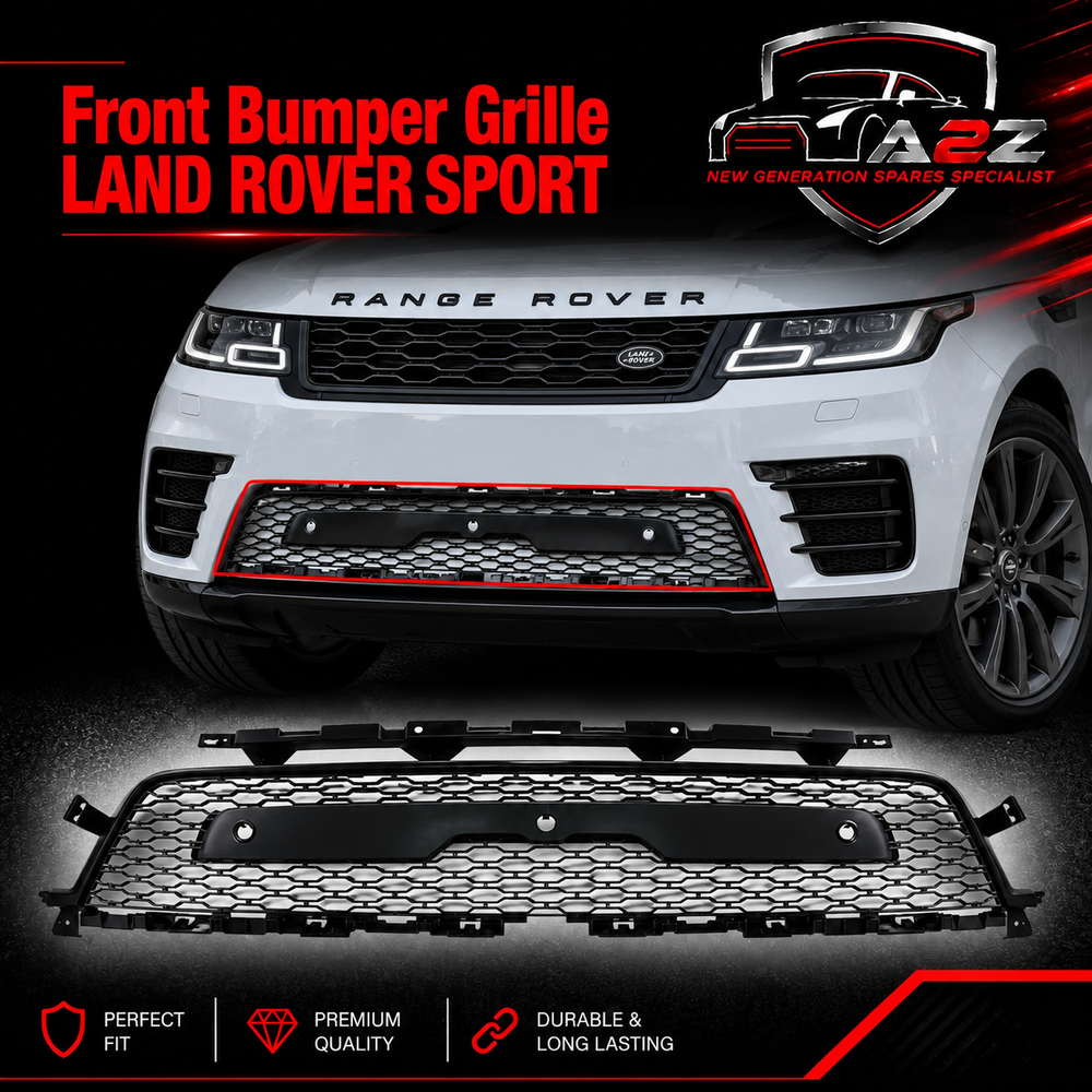 Front Bumper Grille With Camera Hole LR099209 Compatible With LAND ROVER SPORT