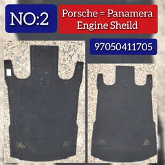 Under Engine Radiator Splash Shield 97050411705 Compatible with Porsche Panamera (2011-2016) Tag No.2