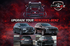 A To Z Compatible With Mercedes Benz Gls W167 X167 (2019-2024) Upgraded Facelift Body Kit Bumper Maybach Style CC-4962 (Shipping Cost Not Included In Price)