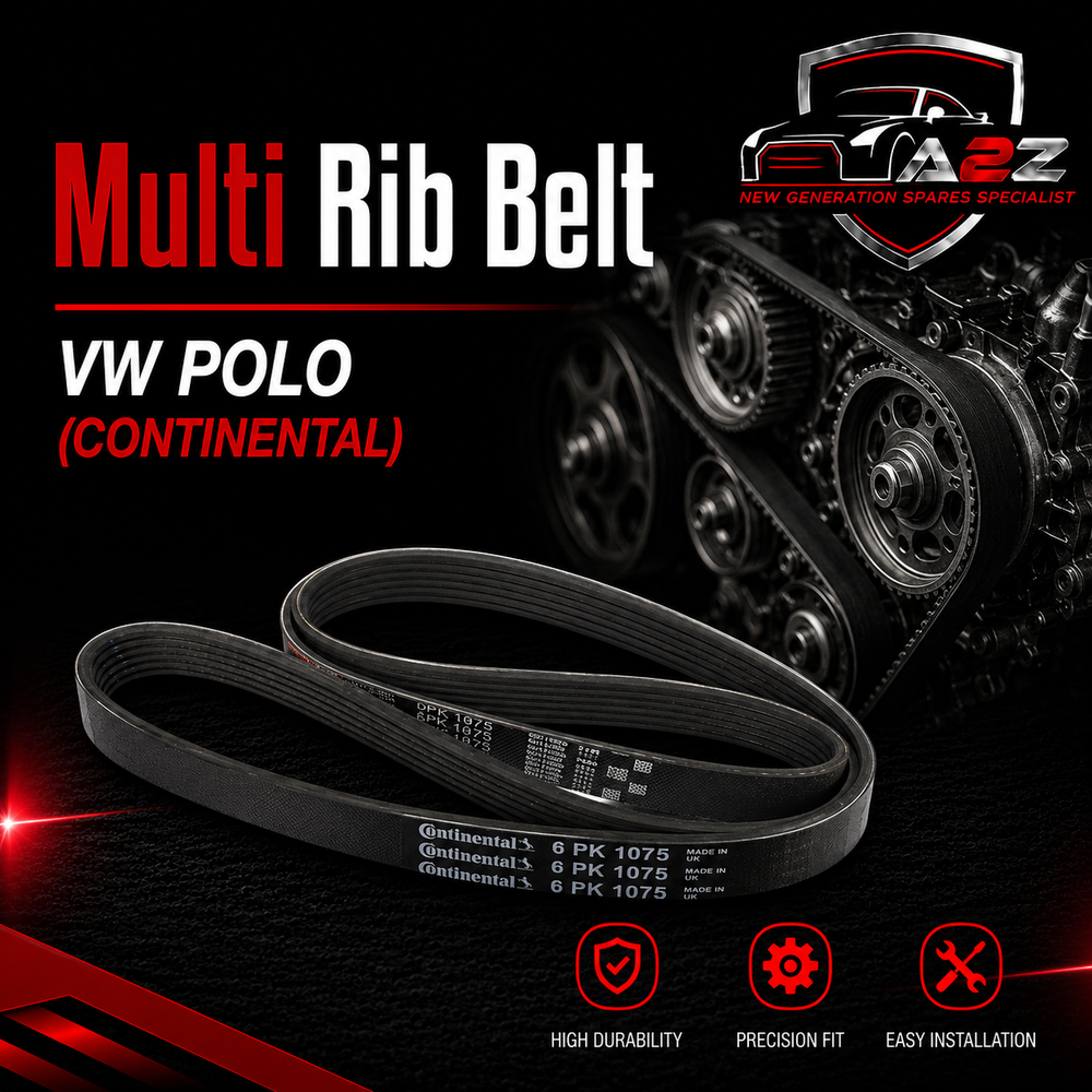 MULTI-RIB BELT 6PK1873 078903137AR Compatible With VW POLO (CONTINENTAL)
