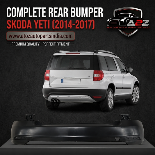 Complete Rear Bumper 5L6807421D Compatible With Skoda Yeti (2014-2017) Tag No.701