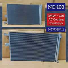 AC Condenser 64539389411 64539473848 Compatible with BMW X3 (G01, F97, G08) & X4 (G02, F98) & X5 (G05, F95)