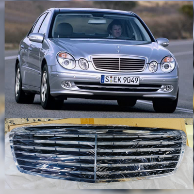 Show Grill Classic 5:Lines Chrome Compatible With Mercedes Benz E-CLASS W211 (2003-2007) Tag 156