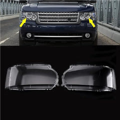 Front Headlight Glass Compatible with Land Rover Range Rover L322 (2010 - 2012).