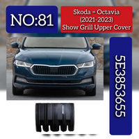 Show Grill Upper Cover 5E3853655 Compatible With Skoda Octavia (2021-2023) Tag No.81