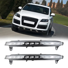 Audi FRONT BUMPER SIGNAL LIGHT INDICATOR Compatible With AUDI Q7 (2006-2010) LED Left 4L0953041 & Right 4L0953042 Tag-FO-153