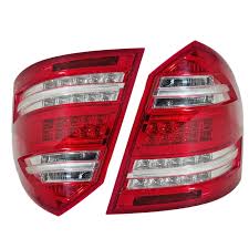 Tail Light Rear Lamp Compatible With MERCEDES-BENZ GL-CLASS (X164) 2010-2012 Tail Light Rear Lamp Left A1648203364 & Right A1648203464