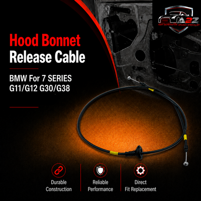 Hood Bonnet Release Cable 51237347413 Compatible With BMW For 7 SERIES G11/G12 G30/G38