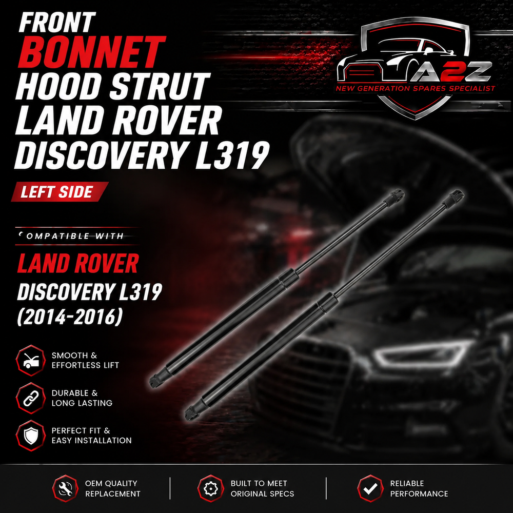 Front Bonnet Hood Strut Set LR009106 Compatible With LAND ROVER DISCOVERY IV (L319) | LR4 & RANGE ROVER SPORT I (L320)