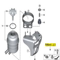 Power Steering Bottle 32416851218 32416768094 Compitable with BMW 3 Series (E90) Tag-B-52
