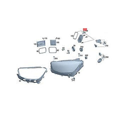 LED Headlight Daytime Running Light Module A1769066600 Compatible With MERCEDES-BENZ CLA Coupe (C117) Tag No.206