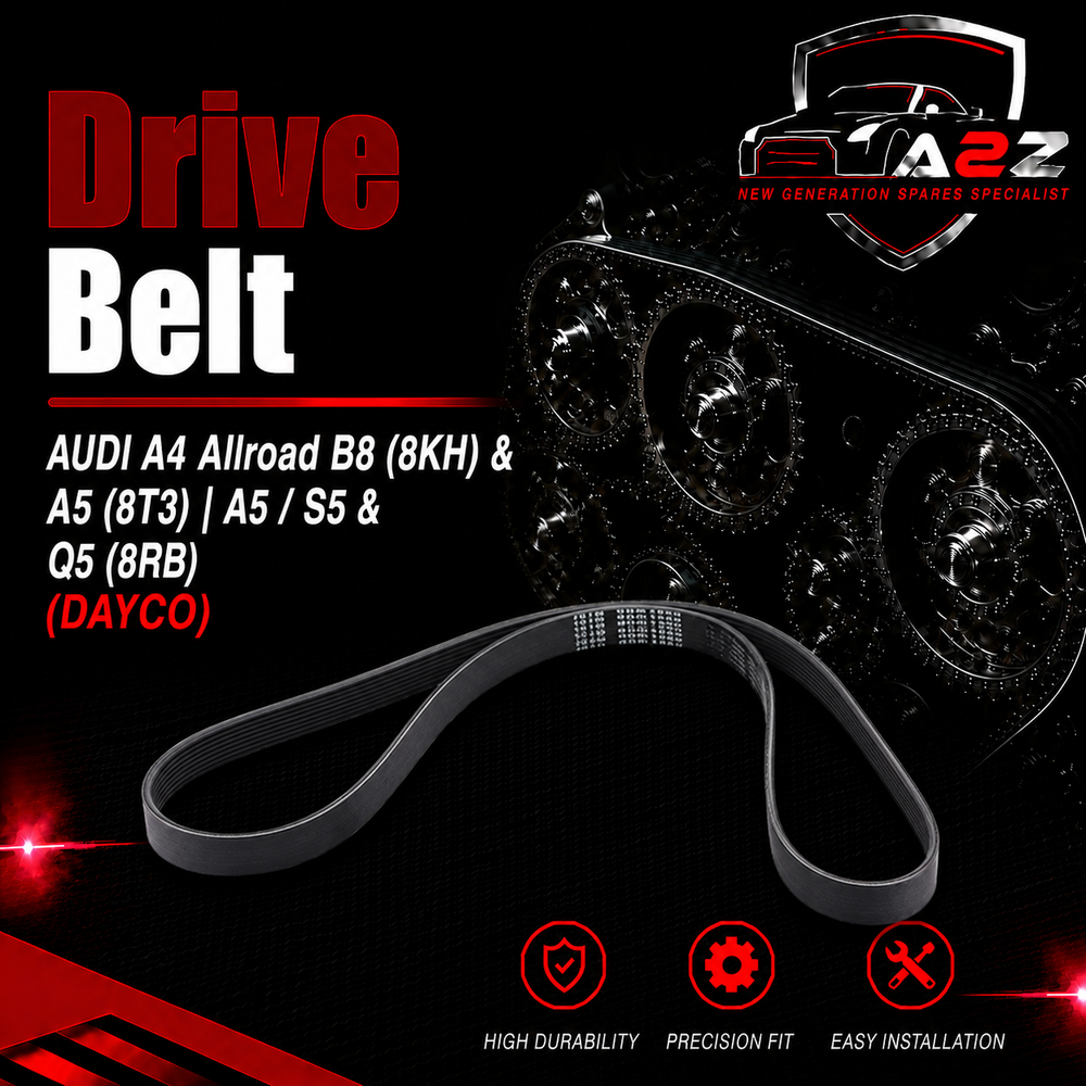 Belt 6PK1590 06B903137D Compatible With AUDI A4 Allroad B8 (8KH) & A5 (8T3) | A5 / S5 & Q5 (8RB) Tag-BEL-51