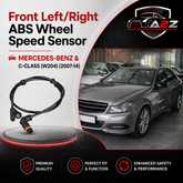 Front Left/Right ABS Wheel Speed Sensor 2049053005 & 2049057902 A2049053005 A2049057902 Compatible With MERCEDES-BENZ & C-CLASS (W204)
