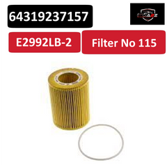 Oil Filter E106H D171 & 30750013 & OX433D Compatible With VOLVO S60 II (134) & S80 II (124) & XC90 I (275) Tag 115