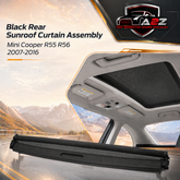 Black Rear Sunroof Curtain Assembly 54102757016 54102755848 54102755849 Compatible With Mini Cooper R55 R56 2007-2016