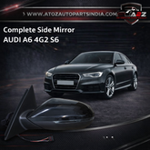 Mirror Assembly Electric Folding/Turn Signal Complete Door wing Mirror Left & Right (12 Pin) Compatible With AUDI AUDI A6 C7 (4G2 4GC) | A6 / S6 Tag-SMA-170
