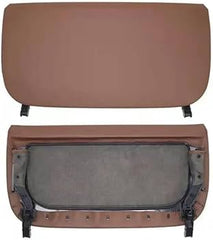 Red Brown Seat Storage Pocket Cover 52107348096 Compatible With BMW 5 Series F10 T-2(L-Type Fitting)