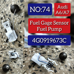 Fuel Pump 4G0919673C 7L6919088F Compatible With AUDI A6 A7 Tag-F-74