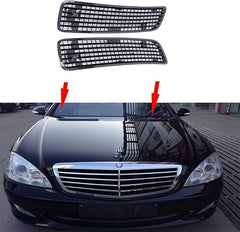 Hood Air Vent Grille Cover Set Left 2218800305 & Right 2218800205 Compatible with MERCEDES BENZ S-CLASS W221