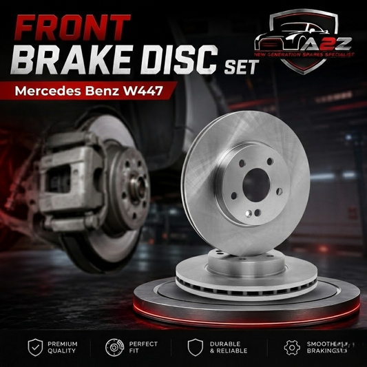 Rear Brake Disc Set 4474230012 Compatible With Mercedes Benz W447