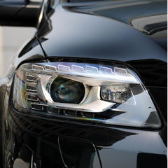 Front Headlight Glass Compatible with Audi Q7 2007-14.