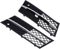 Fog Lamp Cover With Chrome Compatible With BMW 5 Series F10 2011-2013 Fog Lamp Cover With Chrome Left 51117200697 & Right 51117200698 Tag-FC-402