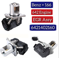 Exhaust Gas Recuperation EGR Assembly (642 Engine) 6421402160 A6421402160 642140216080 Compatible With MERCEDES BENZ W166 & GL350, ML350, E350, GLS350d ,E350 ,S350 3.0L S63 AMG 5.5L V8
