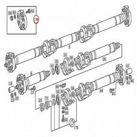 Drive Shaft Flex Joint 2114100215 2114100415 Compatible With MERCEDES-BENZ C-CLASS W204 & E-CLASS W211 W212