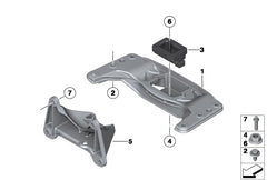 Engine Transmission Gearbox Mount 22316769848 Compatible With BMW 5 Series E60 F10