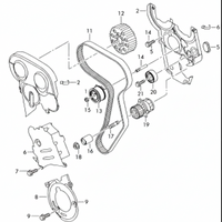 Timing Belt CT1051 03G109119 Compatible With SKODA OCTAVIA II (1Z3) | LAURA (CONTINENTAL)