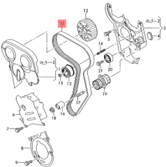 Timing Belt CT1051 03G109119 Compatible With SKODA OCTAVIA II (1Z3) | LAURA (CONTINENTAL)