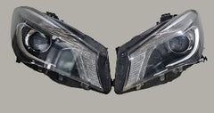 Headlight Headlamp Left A1179065100 & Right A1179065200 (Without Blaster) Compatible With MERCEDES-BENZ CLA (W117) 2014-2017