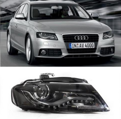 Headlight Headlamp Left 8KD941029AQ & Right 8KD941030AQ (Without Blaster) Compatible With AUDI A4 (2008-2012)