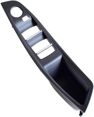 INNER DOOR PULL HANDLES ASSEMBLY AND WINDOWS SWITCH PANEL (Black Set Of 4) 51417466317 51417466310 51417466773 51417466774 Compatible With BMW 6 Series GT G32