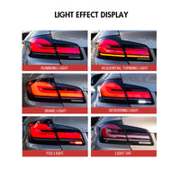 Upgrade Complete Tail Light Assy Set ( Upgrade Normal To G30 Latest Style) Plug And Play No Need To Change Bumper Compatible With BMW F10 (2011-17) Tag No.1