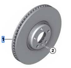 Rear Brake Disc Set 34106877212 Compatible With BMW 3 Series G20 G28