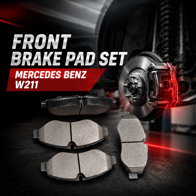 Front Brake Pad Set 0034206520 Compatible With Mercedes Benz W211