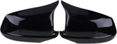Side Mirror upper cover (Side Mirror cover) Black Horn Model Left 51167216369 & Right 51167216370 Compatible With BMW 5 Series F10 2010-2013 TAG-SMC-55