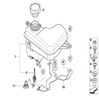 Coolant Bottle 17137800292 17137785013 Compatible With BMW 5 Series E60 Tag-B-07