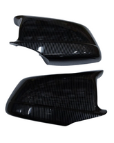 Side Mirror upper cover (Side Mirror cover) Carbon Fiber Horn Model Left 51167216369 & Right 51167216370 Compatible With BMW 5 Series F10 2010-2013 TAG-SMC-56
