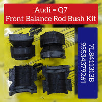 Front Stabilizer Sway Bar Bushing Kit 7L8411313B 7L0411313K Compatible With AUDI Q7 (4LB)
