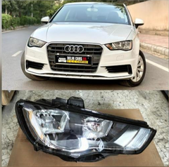 Headlight Headlamp Left & Right (Without Blaster) Compatible With AUDI A3 (2013-2016)