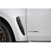 Front Side Fender Trim Chrome Left 51768063027 & Right 51768063028 Compatible With BMW X6 F16 Tag No.73