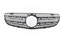Front Dimond Chrome Show Grill A2538882000 Compatible With MERCEDES BENZ  GLC X253 2016-2019