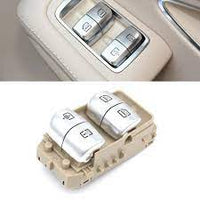 Beige Window Switch 2229051505 2229052104 A2229051505 A2229052104 Compatibility Across MERCEDES BENZ E-CLASS W213 & S-CLASS W222, V222 Tag-SW-73