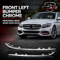 Front Left Bumper Chrome Left 2058851174 Right 2058851274 Compatible With Mercedes-Benz C-Class W205 (2015-2023) Tag No.273