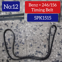 Timing Belt 5PK1515 Compatible With MERCEDES-BENZ A-CLASS (W176) & B-CLASS Sports Tourer (W246, W242) & CLA Coupe (C117) & GLA-CLASS (X156) Tag-BEL-12
